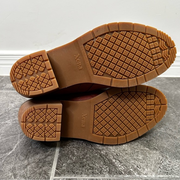 Xena Brown Leather Gravity Ankle Boots Workwear Steel Toe Size 8.5 - Picture 7 of 15